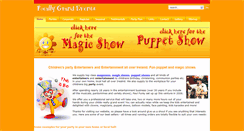 Desktop Screenshot of magicandpuppetshow.com